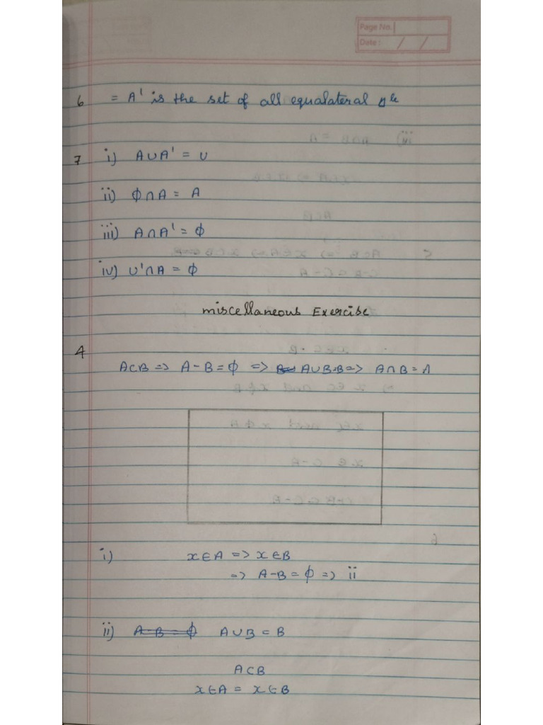 Maths Notes Class 11 CBSC | PDF