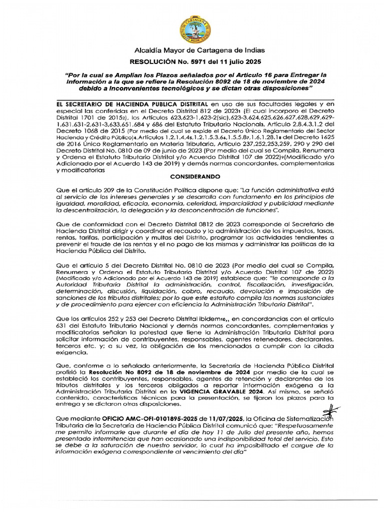 Resolucion 5971 | PDF