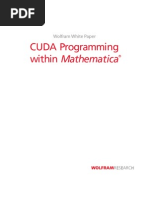 CUDA Programming Within Mathematica