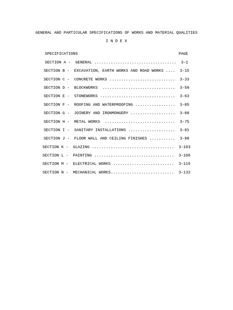 Construction Specifications Overview | PDF | Specification (Technical ...