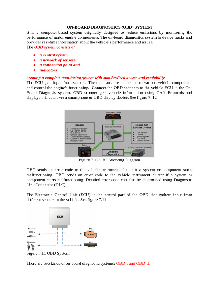 Understanding On-Board Diagnostics (OBD) | PDF | Vehicles | Transport