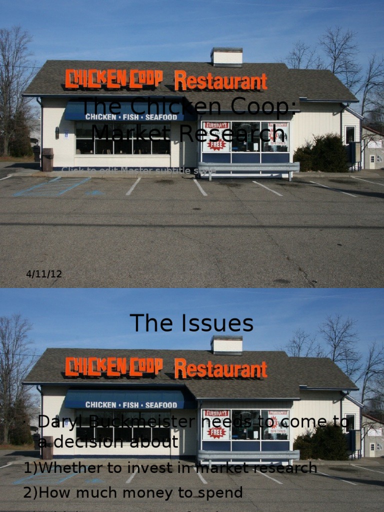 The Chicken Coop | PDF | Marketing Research | Building Information Modeling