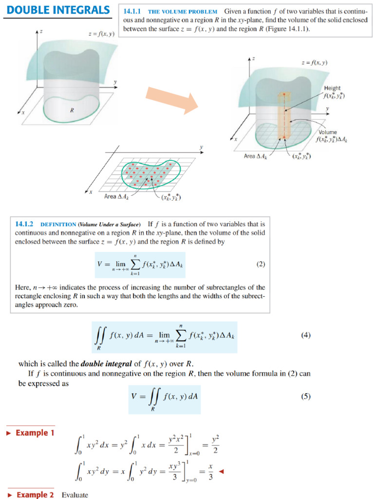 Integration Double Integral 02 | PDF