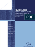 Guidelines Hydro Pools