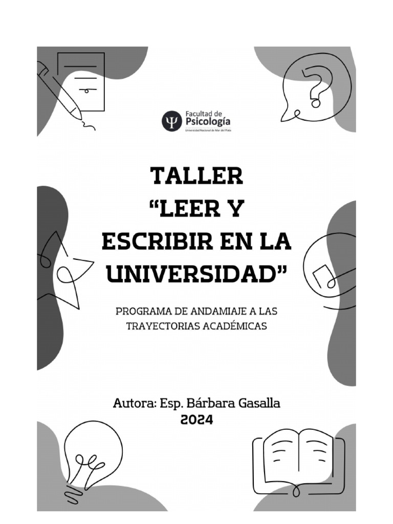 Material de Leer y Escribir en La Universidad | PDF | Adaptación ...