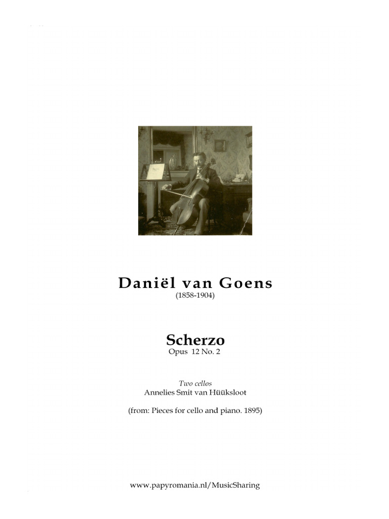 Goens Cello Scherzo Analysis | PDF | Musical Forms