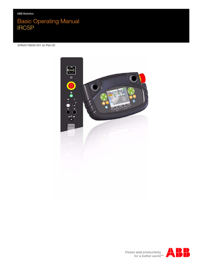 ABB IRC5P Basic Operating Manual | PDF | Rotation | Switch