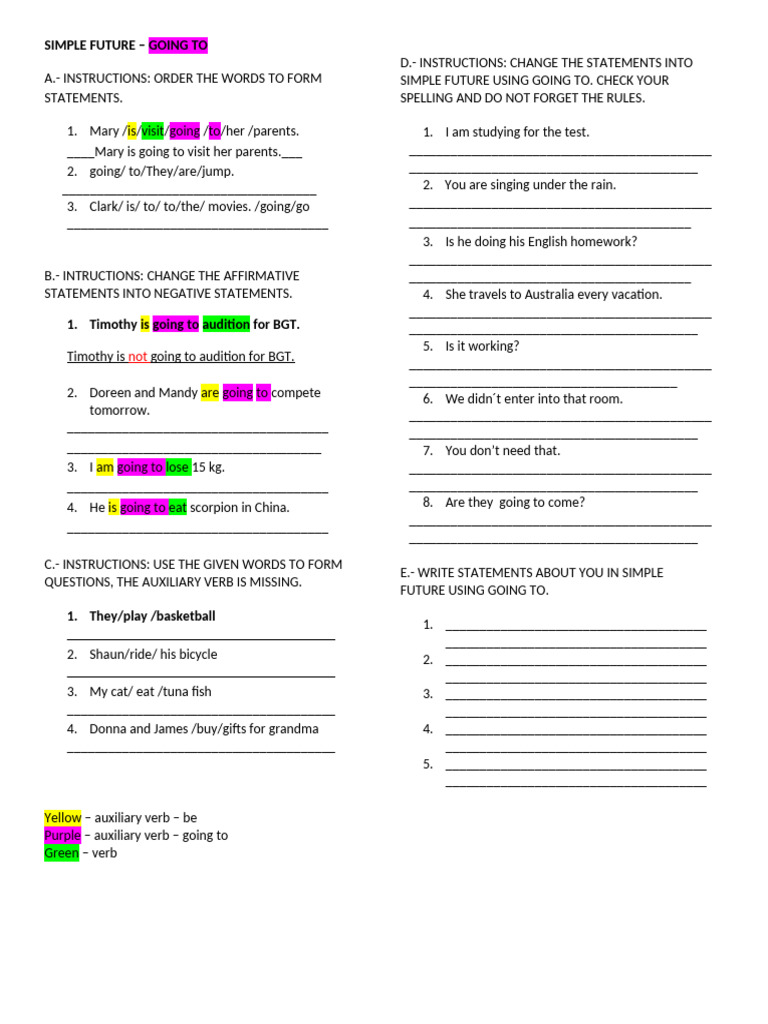 Simple Future Tense Exercises | PDF | Chess | Chess Theory