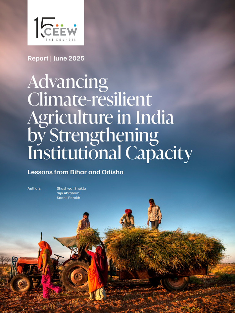 How Can India Scale Climate Resilient Agriculture Practices and Climate ...