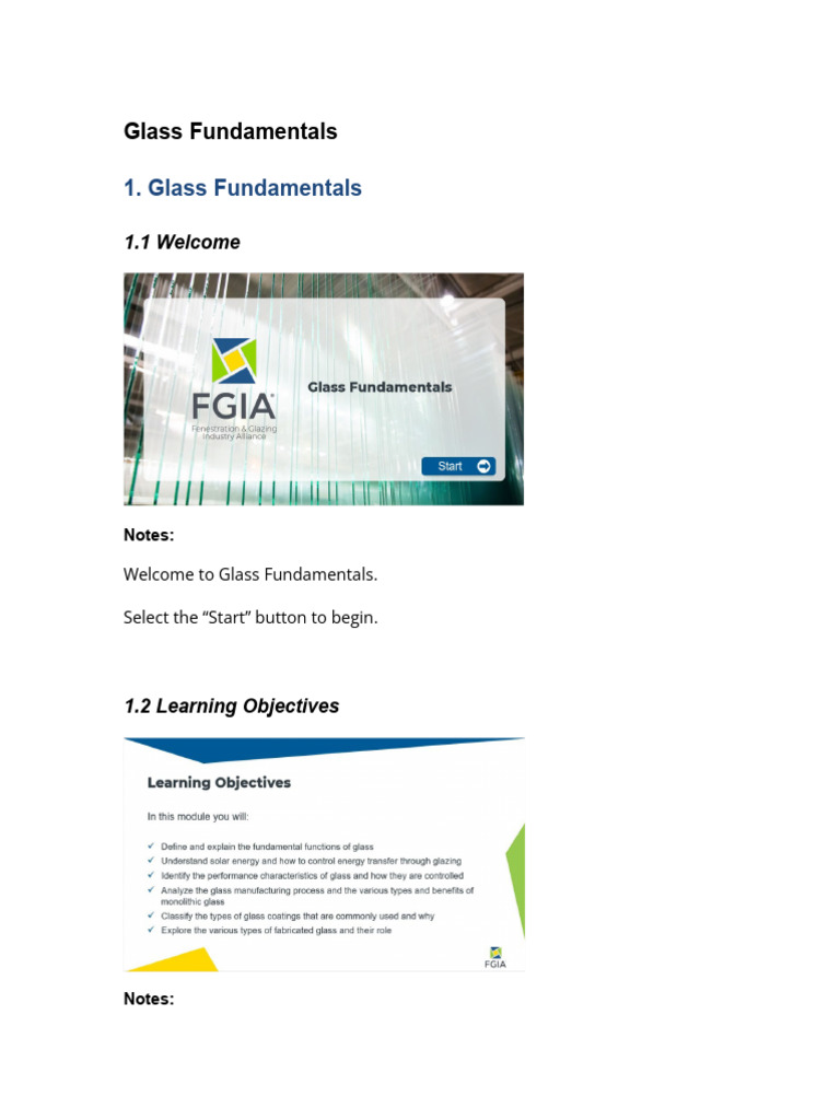 Glass Performance and Manufacturing Insights | PDF | Heat Transfer ...