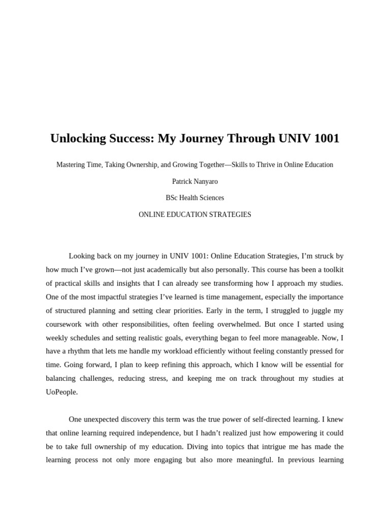 Online Education Success Strategies | PDF | Learning | Educational ...