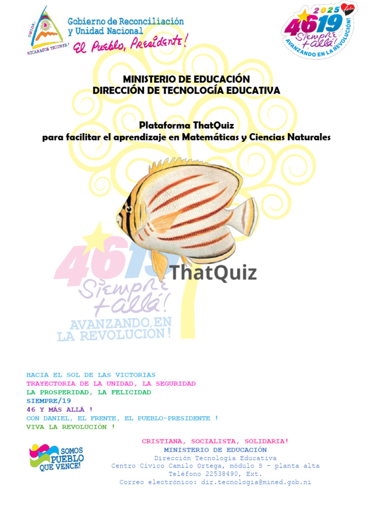 Integración de ThatQuiz en Educación | PDF | Tecnologia Educacional