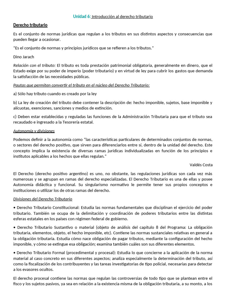 Introducción al Derecho Tributario | PDF | Justicia | Crimen y violencia