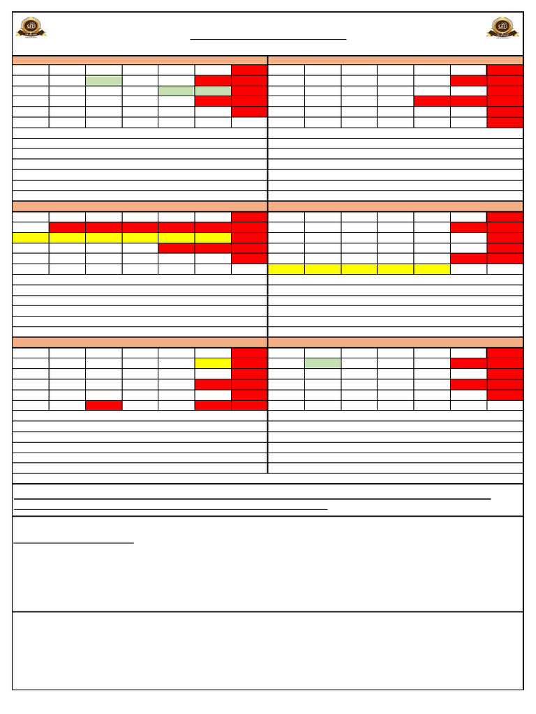 1487imguf AcademicCalander2021 22OddSem Sep21 | PDF | Educational Stages