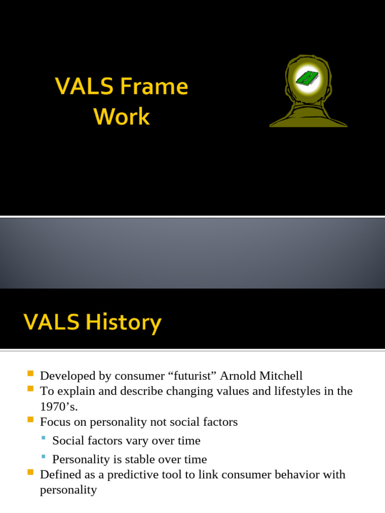 4. VALS Framework | PDF | Motivation | Motivational