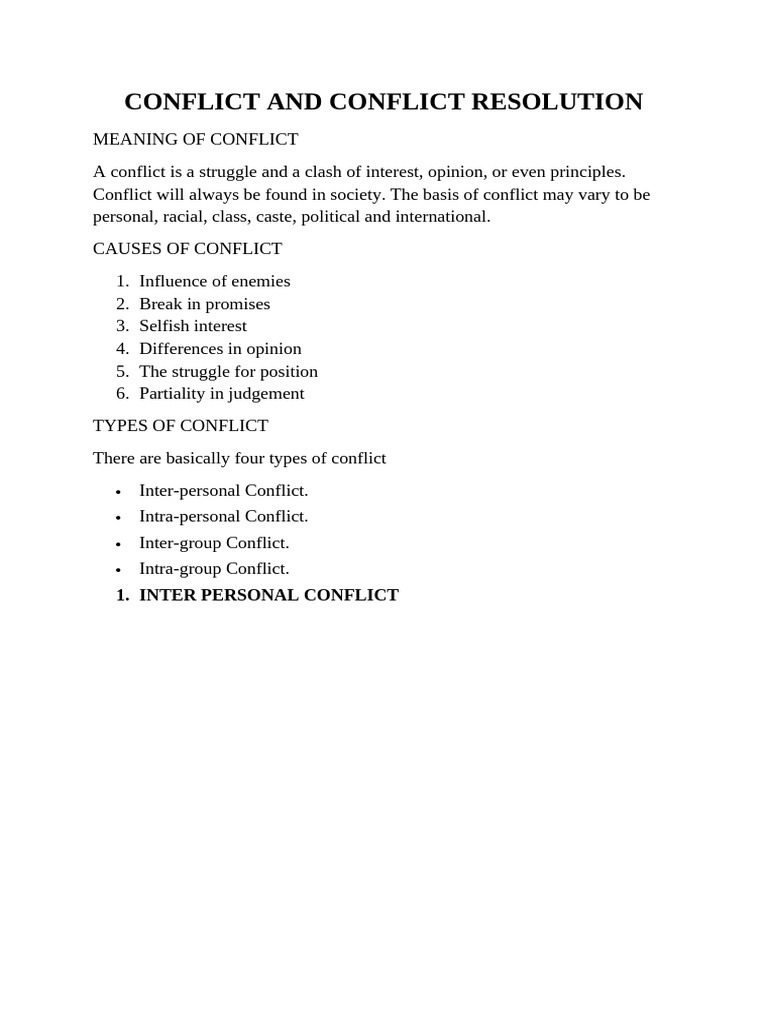 Understanding Conflict and Resolution | PDF | Jesus | Paul The Apostle
