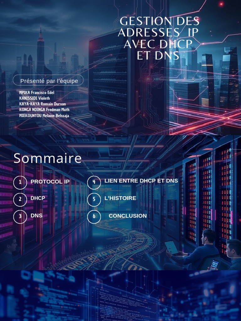 Gestion des adresses IP avec DHCP et DNS | PDF | Système de noms de ...