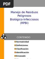 Manual de Rpbi | PDF | Residuos | Especialidades Medicas