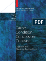 Cause Condition Concession Contrast