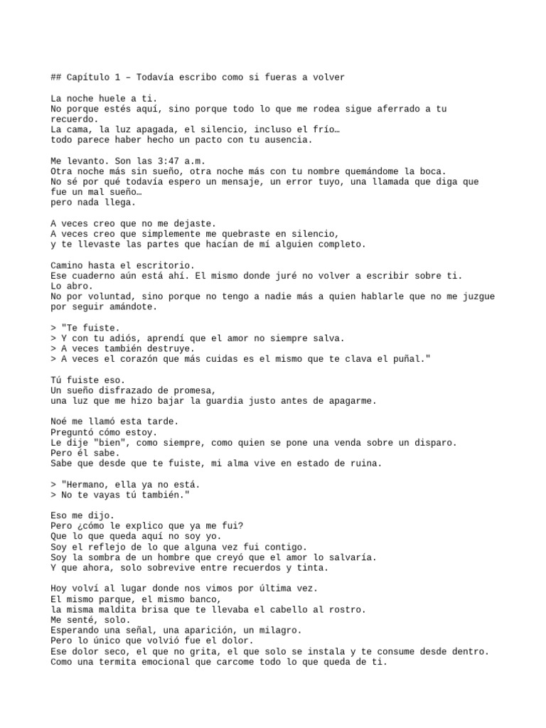Reflexiones sobre el amor perdido | PDF | Amor
