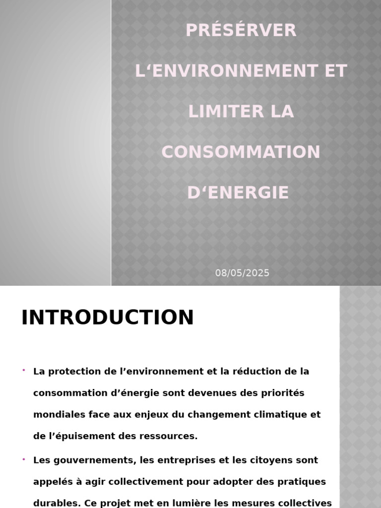 Mesures pour un avenir durable | PDF | Environnement naturel | la pollution