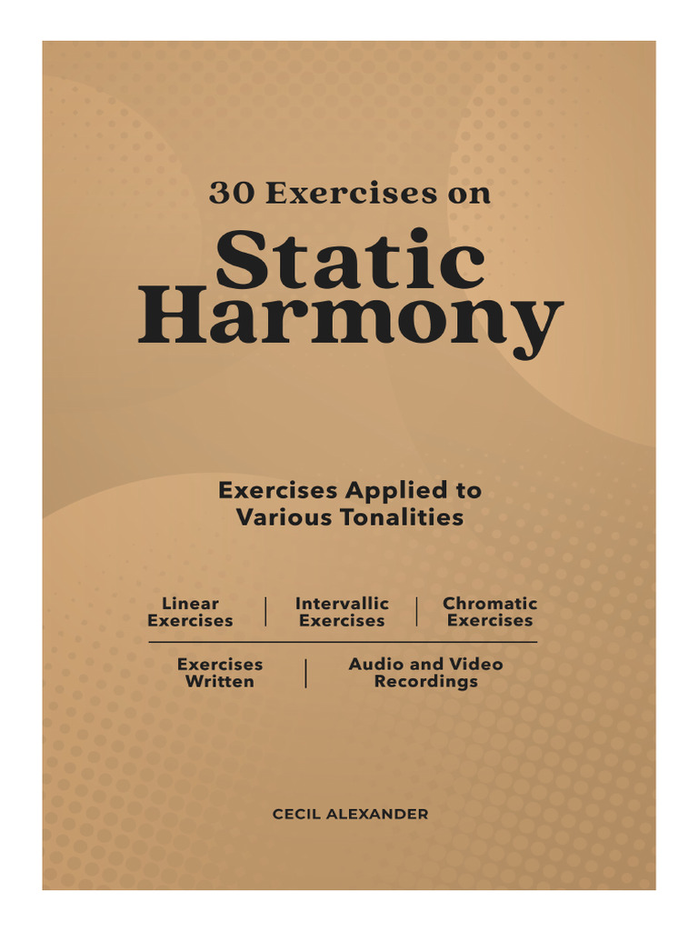30 Static Harmony Exercises Guide | PDF