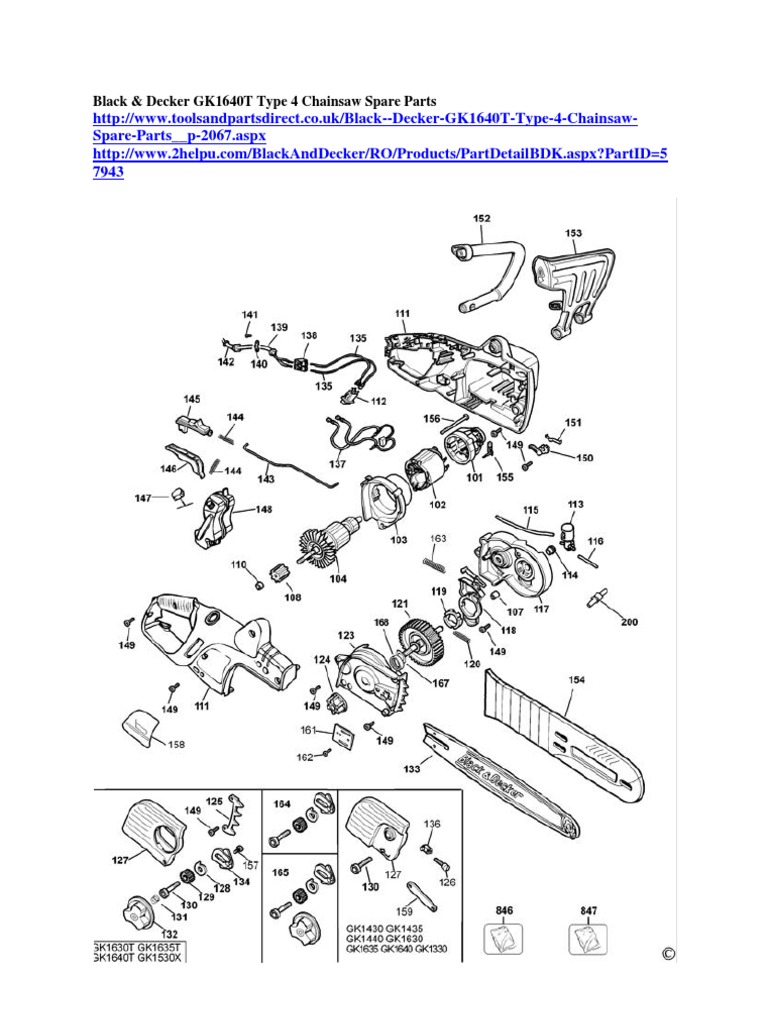 User manual Black & Decker GK1640 (English - 20 pages)