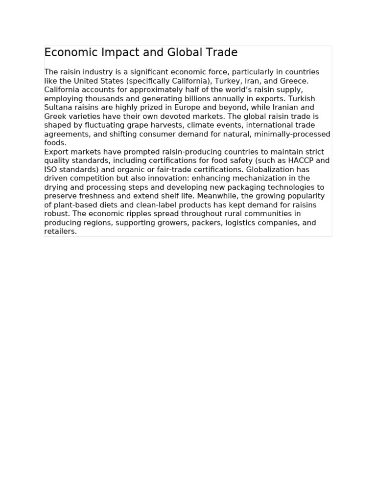 Economic Impact and Global Trade | PDF