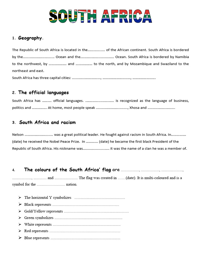 The Republic of South Africa | PDF