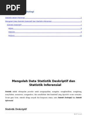 Statistik Deskriptif