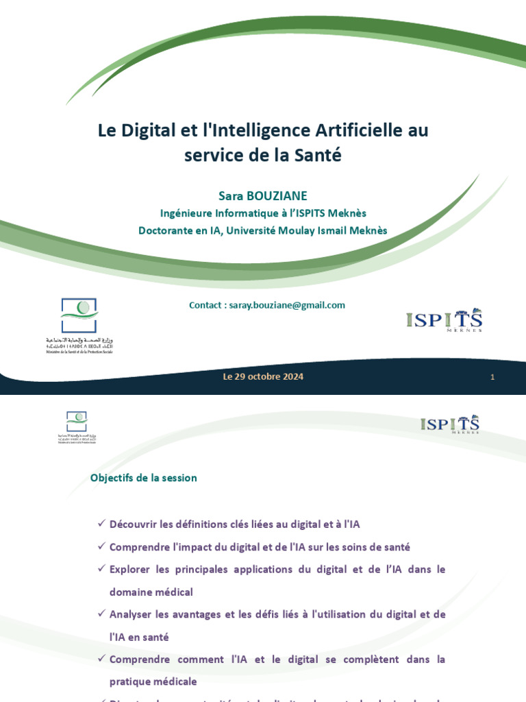 IA et Digital au Service de la Santé | PDF | Apprentissage automatique ...