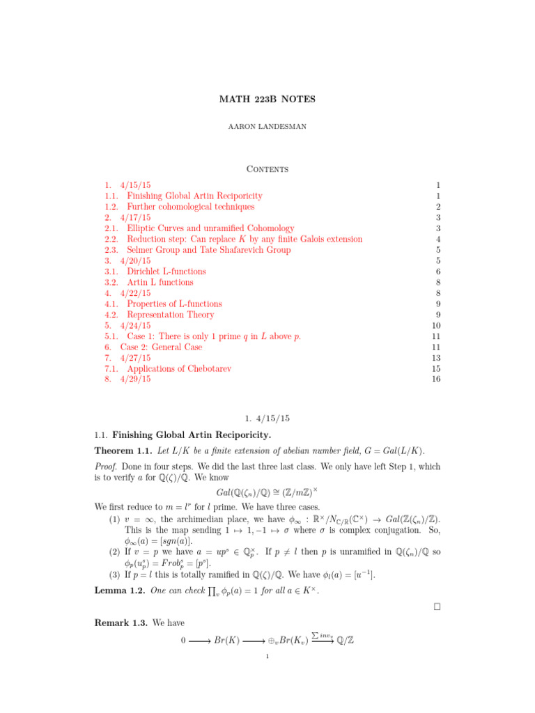 Advanced Topics in Algebraic Geometry | PDF | Field (Mathematics ...