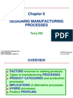 6 - Designing Manufacturing Processes - Hill - Product Profiling