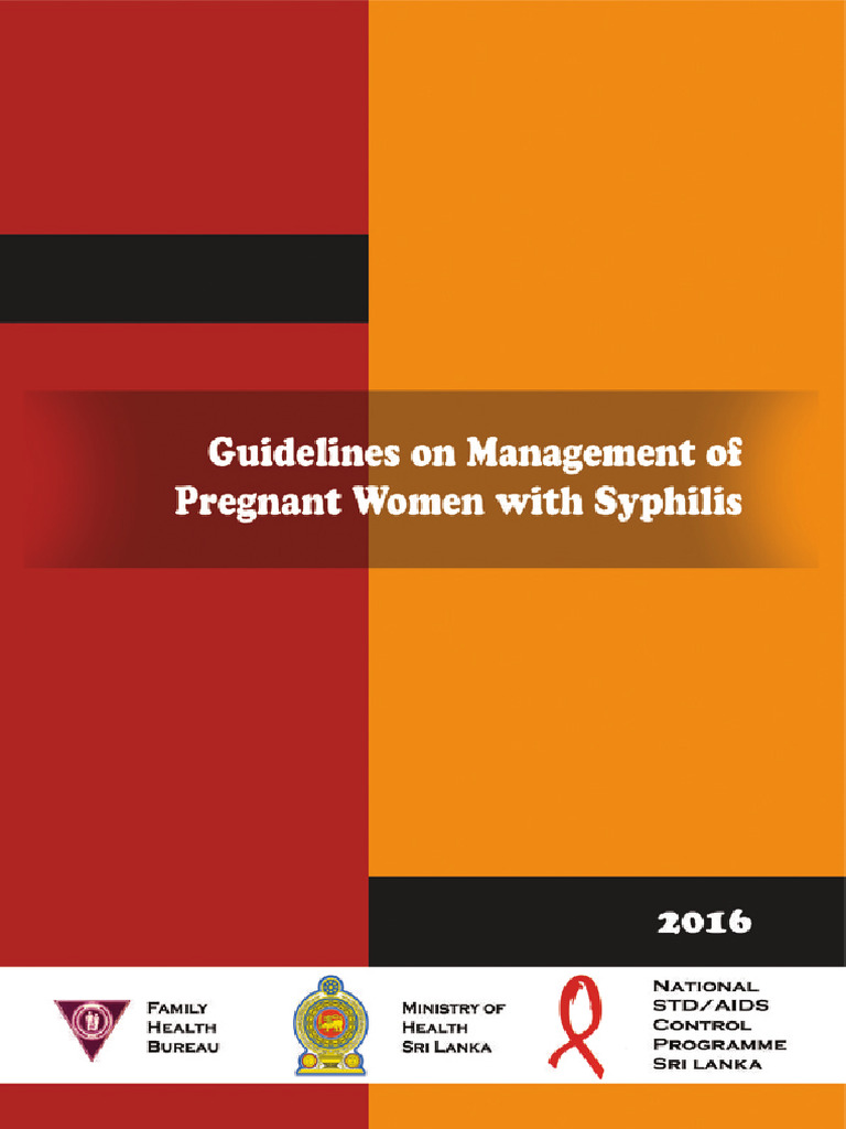 Sri Lanka Syphilis Guidelines for Pregnant Women | PDF | Sexually ...