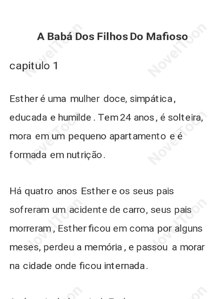 A Babá Dos Filhos Do Mafioso | PDF