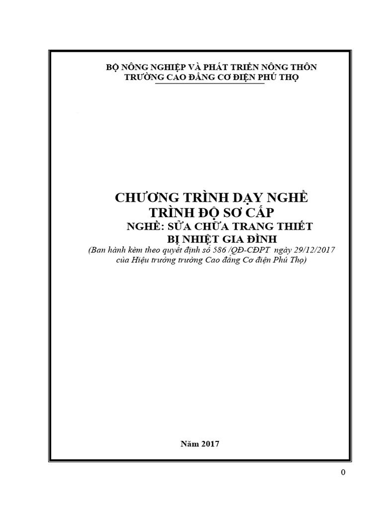 Sua Chua Thiet Bi Nhiet Gia Dinh | PDF