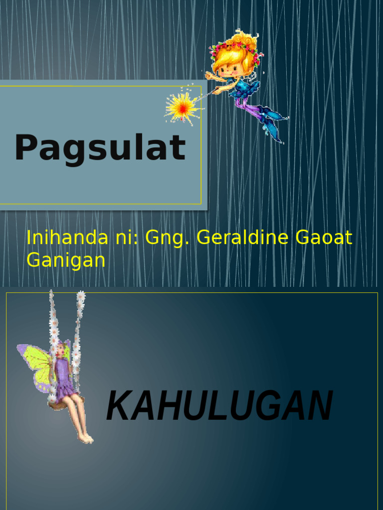 Pagsulatppt | PDF