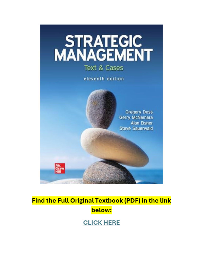 STRATEGIC MANAGEMENT TEXT AND CASES visual data 3