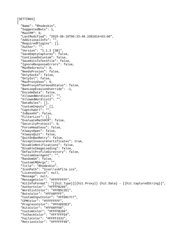Rhodeskin Login Script Configuration | PDF | Software