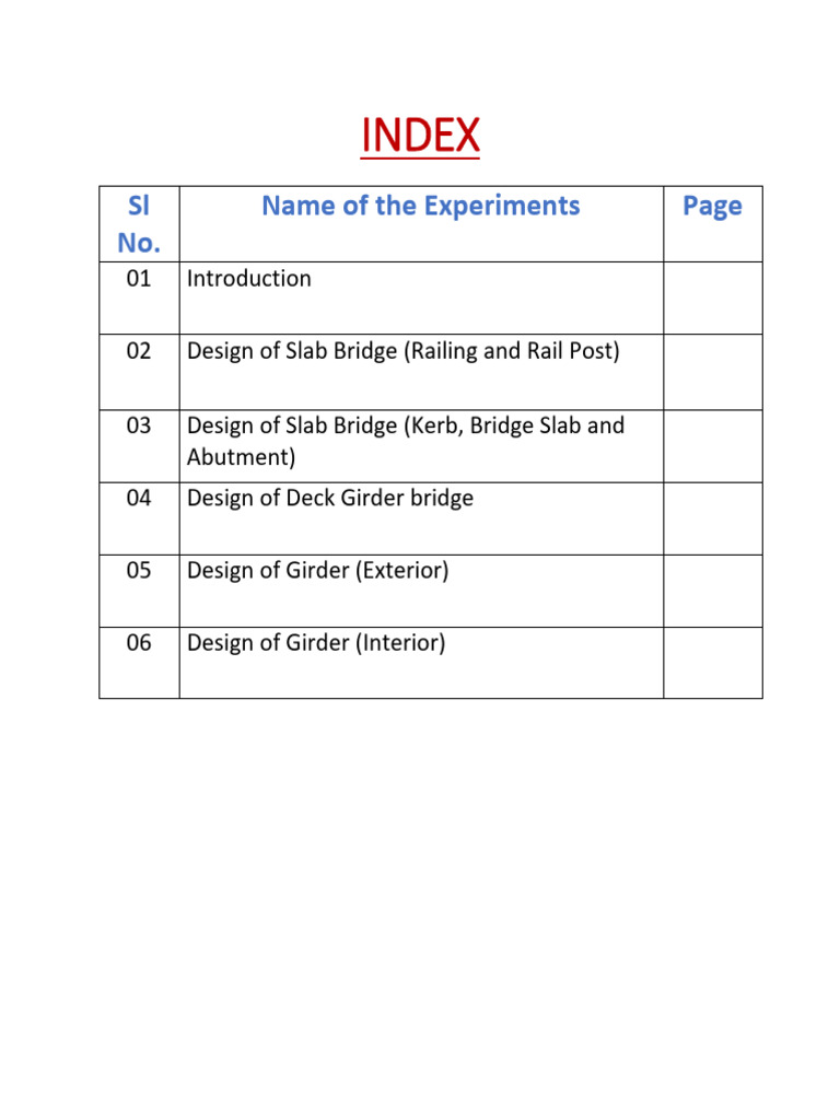 Bridge Design Experiments Overview | PDF