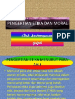 Pengertian Etika Dan Moral Persentase