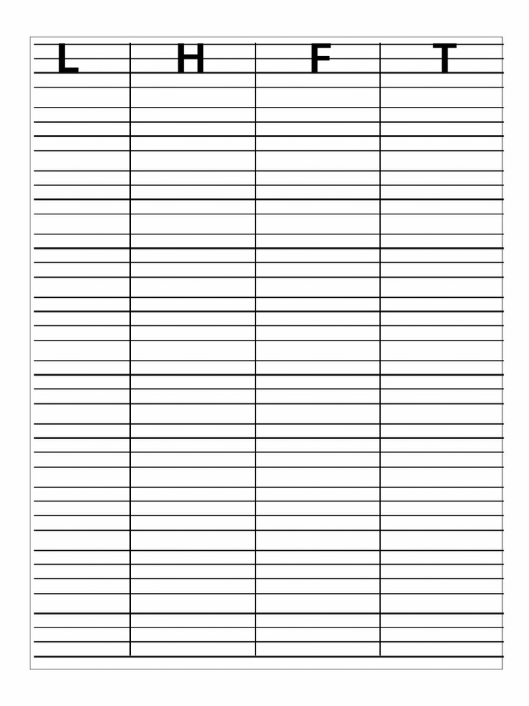 Ruled Sheet | PDF