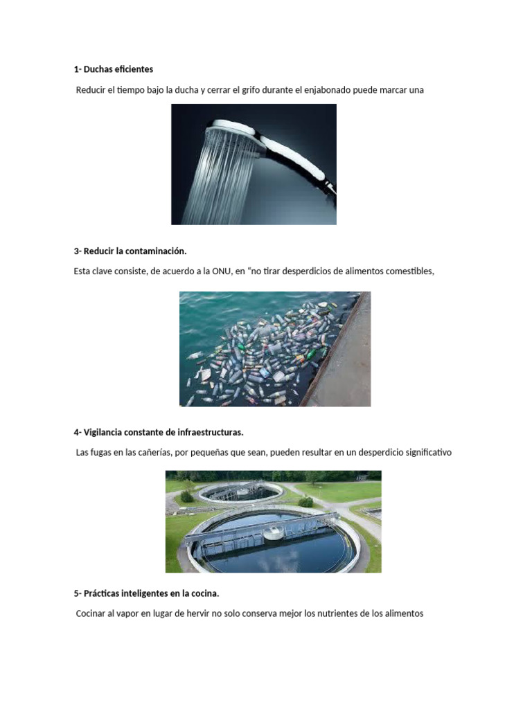 Uso Racional del Agua en el Hogar | PDF