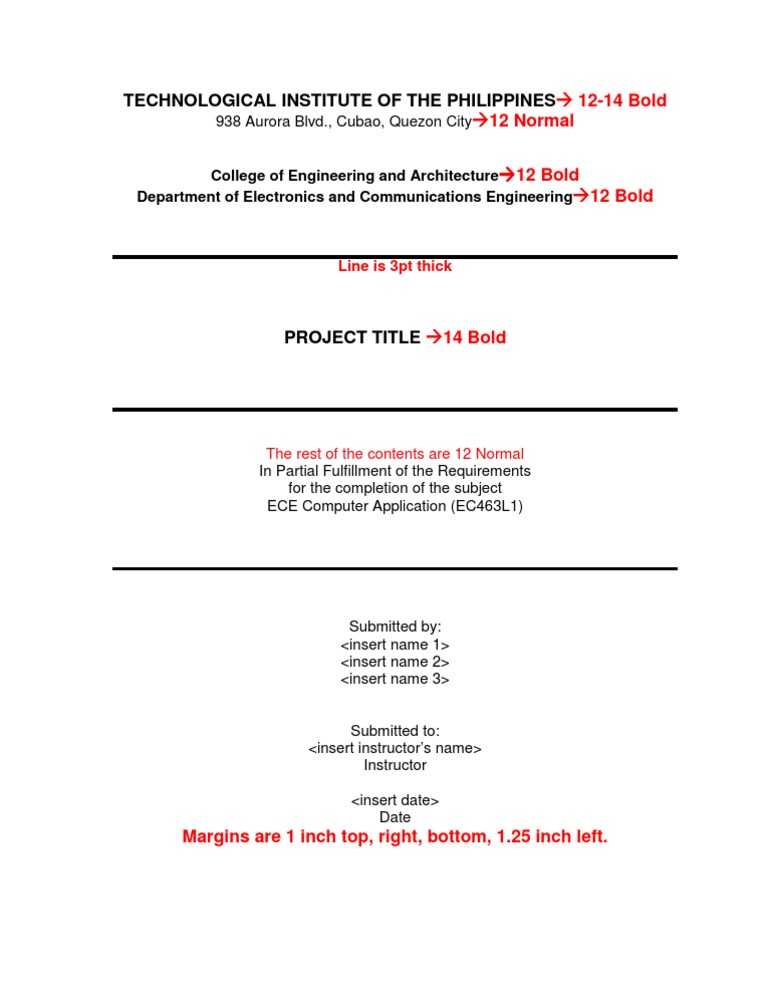 ECE Project Submission Guidelines | PDF | Digital Technology | Computing