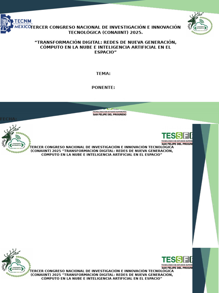 Plantilla Congreso 2025 | PDF