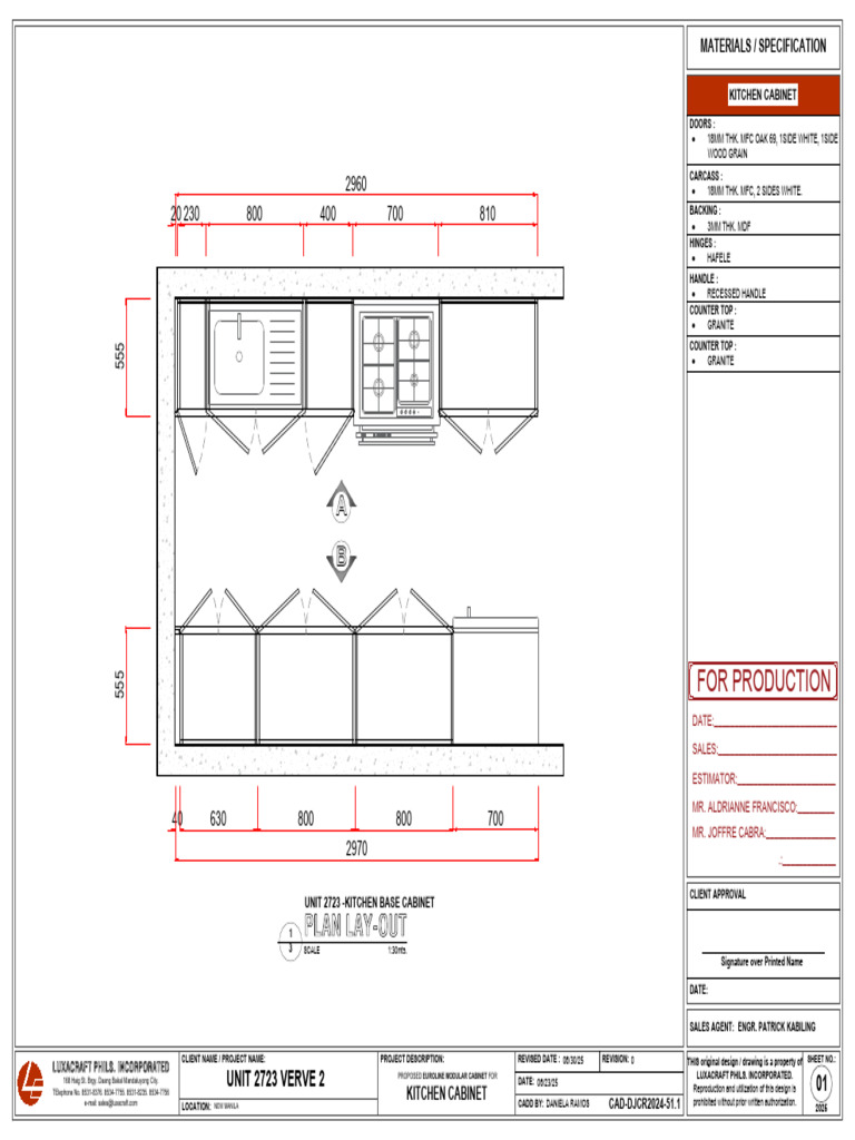 Modular Kitchen Cabinet Design Plans | PDF | Domestic Implements ...