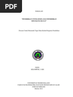 Download Pendidikan Untuk Semua by Marselina Bere Kau SN88876175 doc pdf