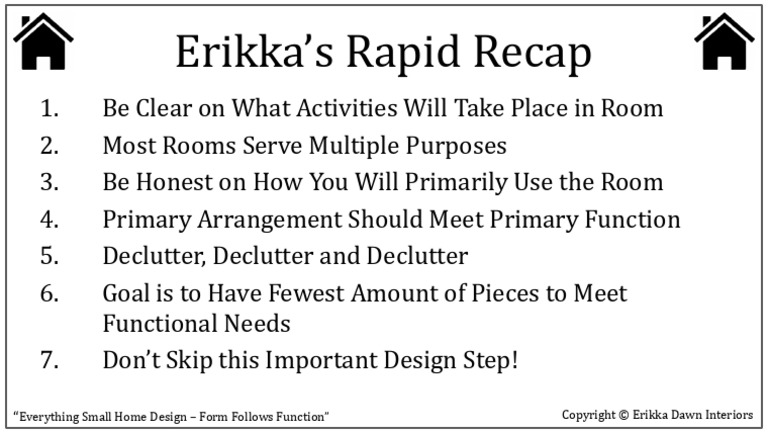 Room Design Essentials Recap | PDF