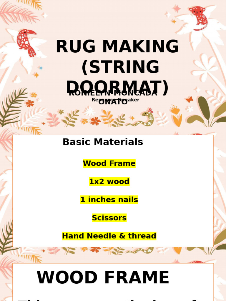 Doormat Presentation | PDF