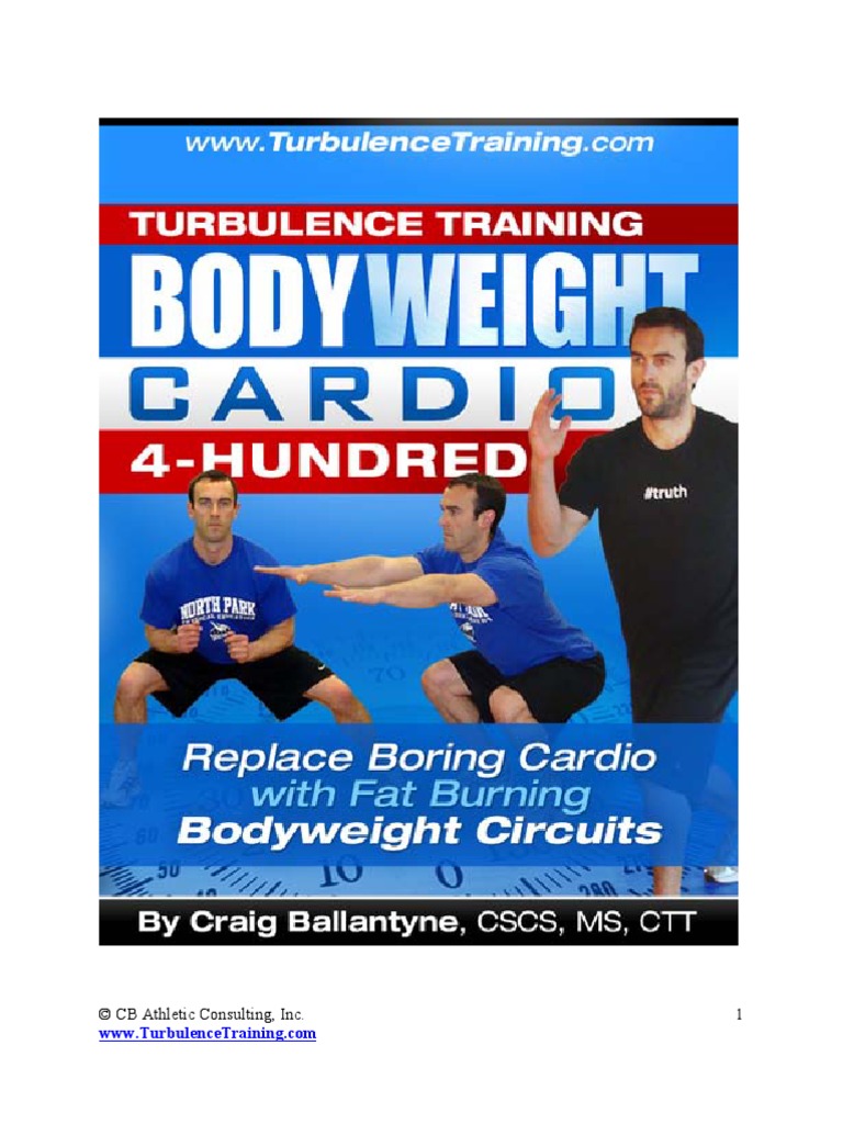 Bodyweight Cardio Craig Ballantyne PDF Physical Exercise